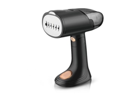 Vaporizador de ropa Eifson de 1500 W con depósito de agua extraíble de 138 ml, plegable (negro)