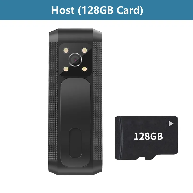 Cámara de acción Digitallab, grabación de audio portátil con visión nocturna infrarroja HD 1080p 128 g
