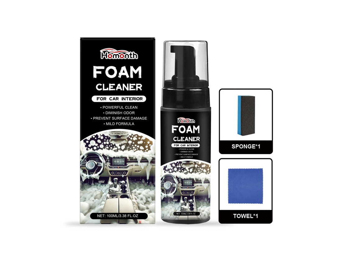 Kit de limpieza de espuma eficaz para el interior del coche