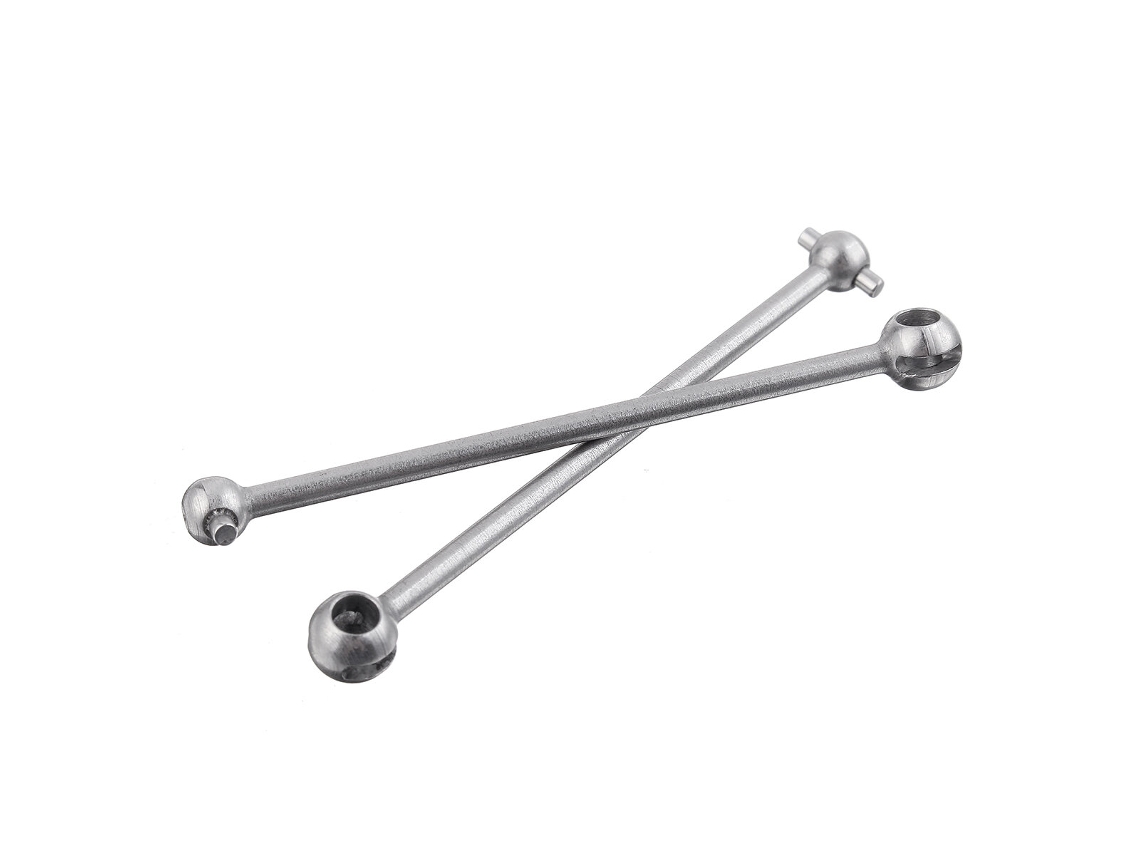2pcs Wltoys 144001 144010 1/14 Rc Car Spare Metal Universal Drive Shaft 1282 Vehicles Model Parts