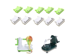 Kit cortador y rebanador de patatas con 5 cuchillas manuales para pelar manzanas Everley891