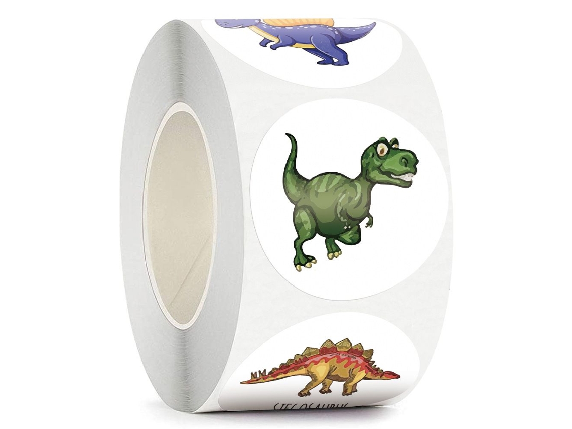 (estilo 1) 500 Pegatinas De Dinosaurios, Diseños De Dinosaurios De Dibujos Animados, Adecuadas Para Niños.