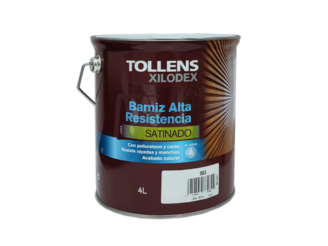 Barniz Alta Resistencia Al Agua Satinado Interior 4 Lt (Roble Europeo 502)
