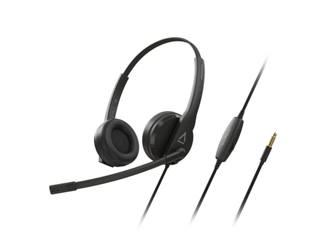 Auriculares USB Creative Hs 230 con micrófono, función de silencio antirruido, ligeros y cómodos.