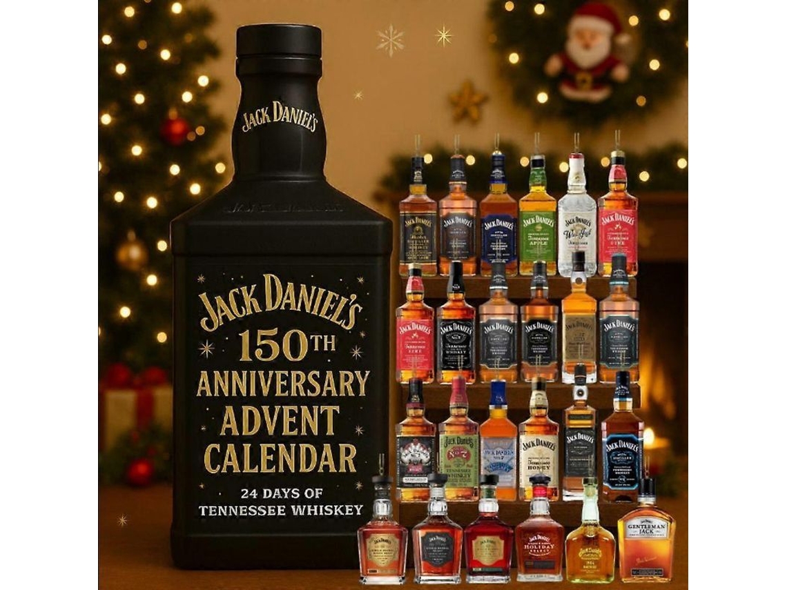 Calendario Del 150 Aniversario Del Whisky Jack Daniel's - Festival De Llegada De Navidad De 2025
