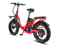Bicicleta eléctrica Fafrees F20 X Max con neumáticos de 20 x 4,0 pulgadas de ancho, motor sin escobillas de 750 W, batería de 48 VE 30 Ah.
