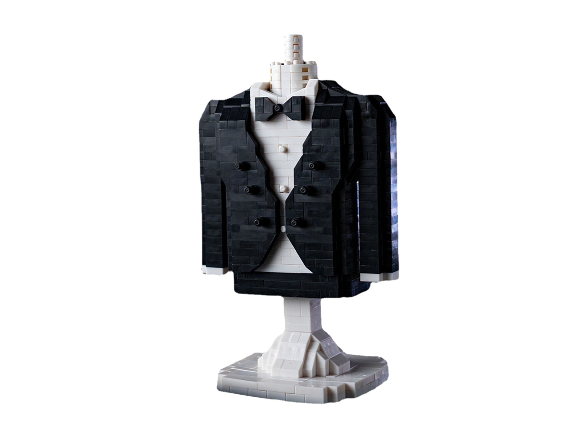 Regalo de cumpleaños para niños y niñas: Vestido de novia con bloques de construcción