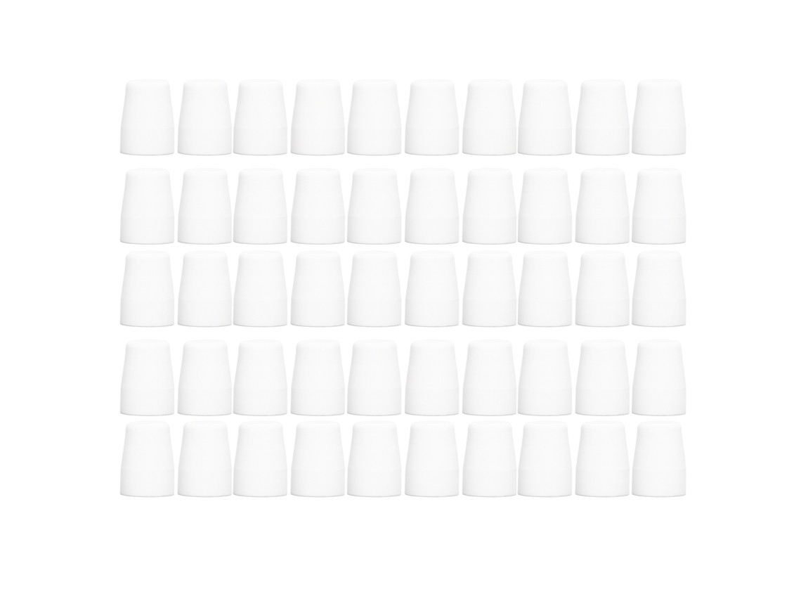 50 Unidades De Copas Protectoras De Cerámica Para Antorcha De Corte Por Plasma Ag60 Sg55 Cut 60 P 60 Lgk 60