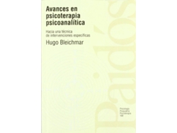 Libro Avances En Psicoterapia Psicoanalítica de Hugo Bleichmar (Español)