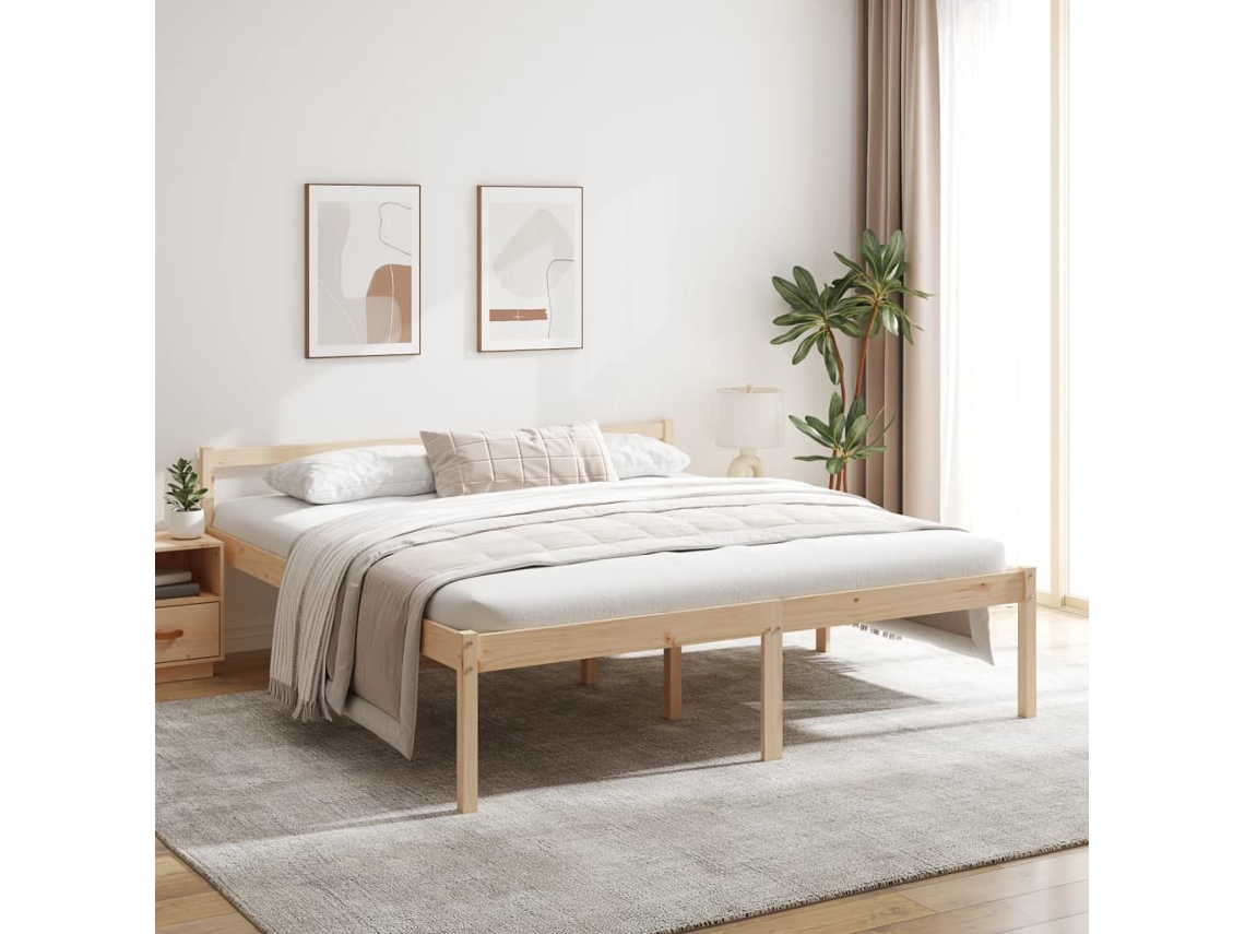 Cama Senior De Matrimonio Sin Colchón 180x200 Cm