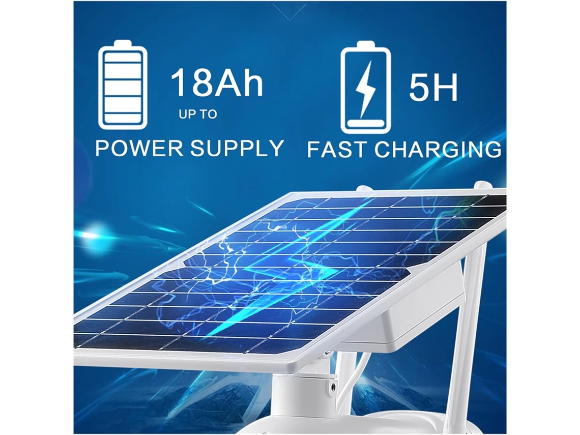 Cámaras De Vigilancia 4g Con Cámara De Seguridad De Energía Solar Wifi Ir Vision Nocturne
