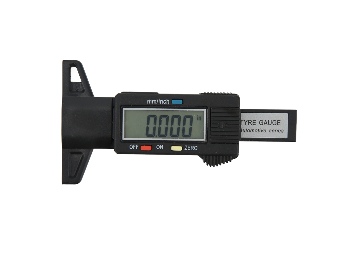 Medidor Digital De Profundidad De La Banda De Rodadura De Neumáticos De 0-25 Mm Con Pantalla Lcd Y Herramienta Universal De Precisión
