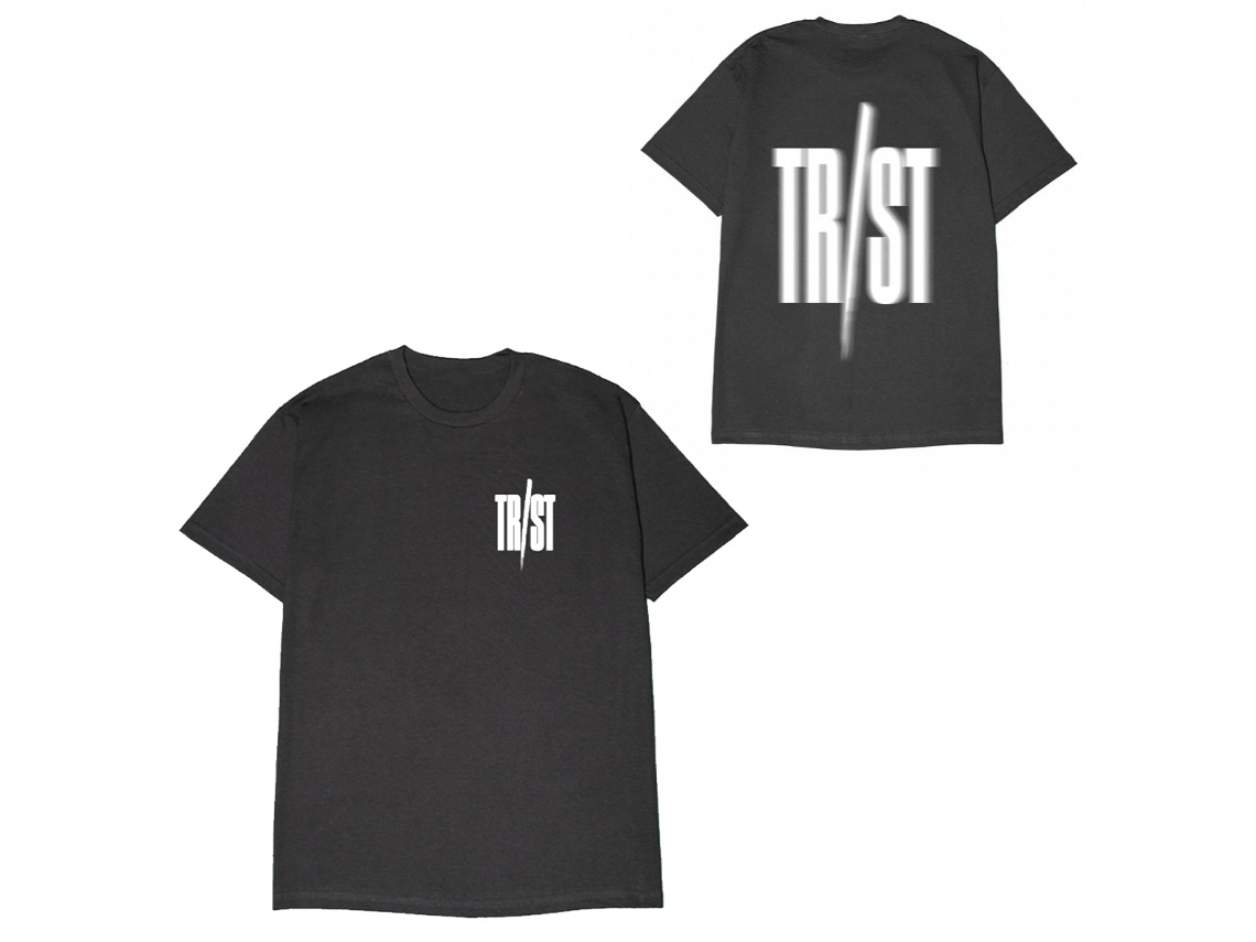 Tr/st Tr/st Double Logo T-shirt W/ Blurr Rockinstone Size:xxxl