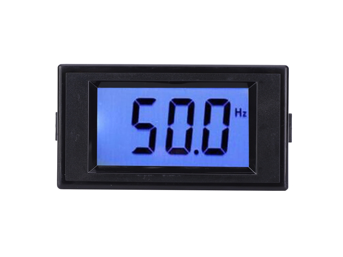 Medidor de frecuencia digital D69-Hz con pantalla LCD, 45-65 Hz, AC80-300 V, pequeño y práctico.