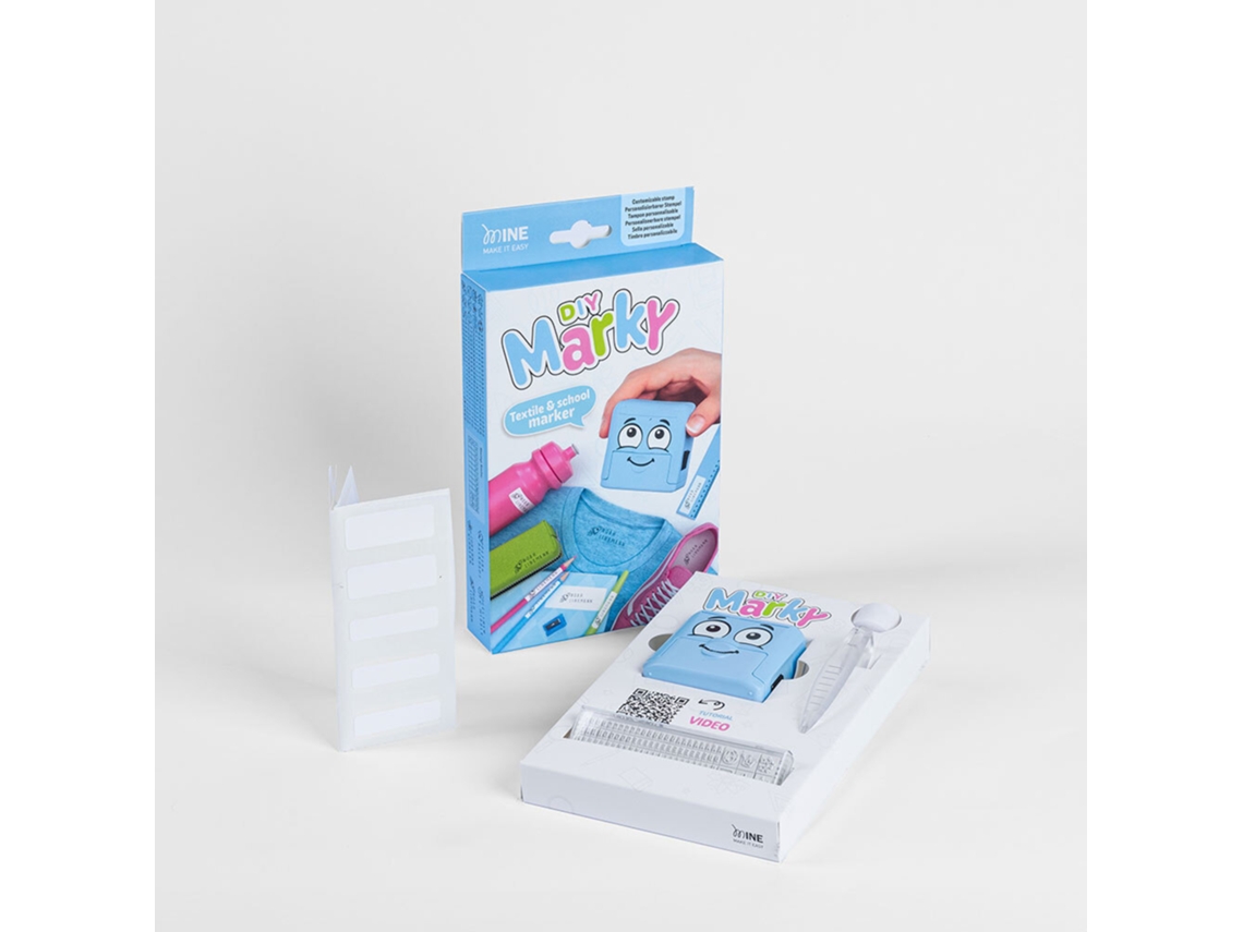 COLOP Sello Textil Marky Diy Azul
