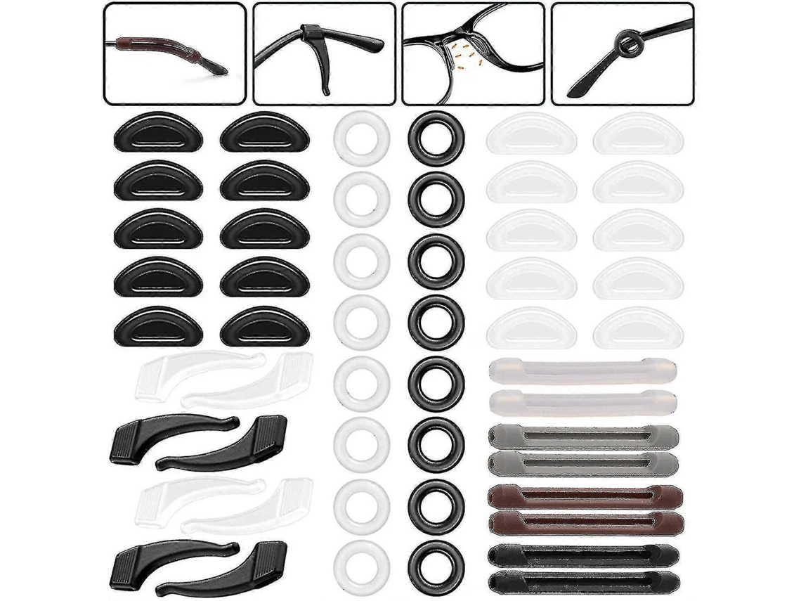 26 pares de gafas de silicona antideslizantes con ganchos para las orejas y almohadillas nasales para un ajuste seguro Rosewell