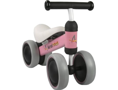 Bicicleta Airel Sin pedales plegable para bebé rosa