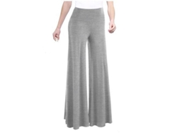 Pantalones Palazzo Cómodos, Informales, De Talle Alto Y Pierna Ancha Con Elástico Para Mujer.