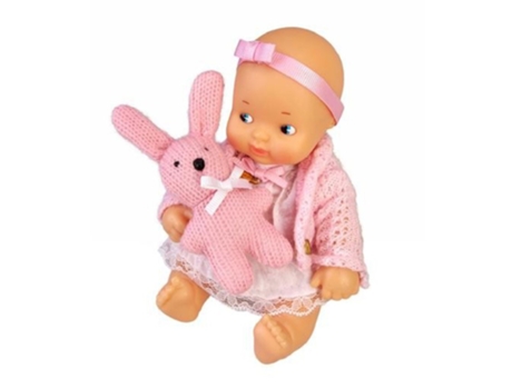 Muñeca FAMOSA Barriguitas Set De Bebe+Ropita Color Rosa