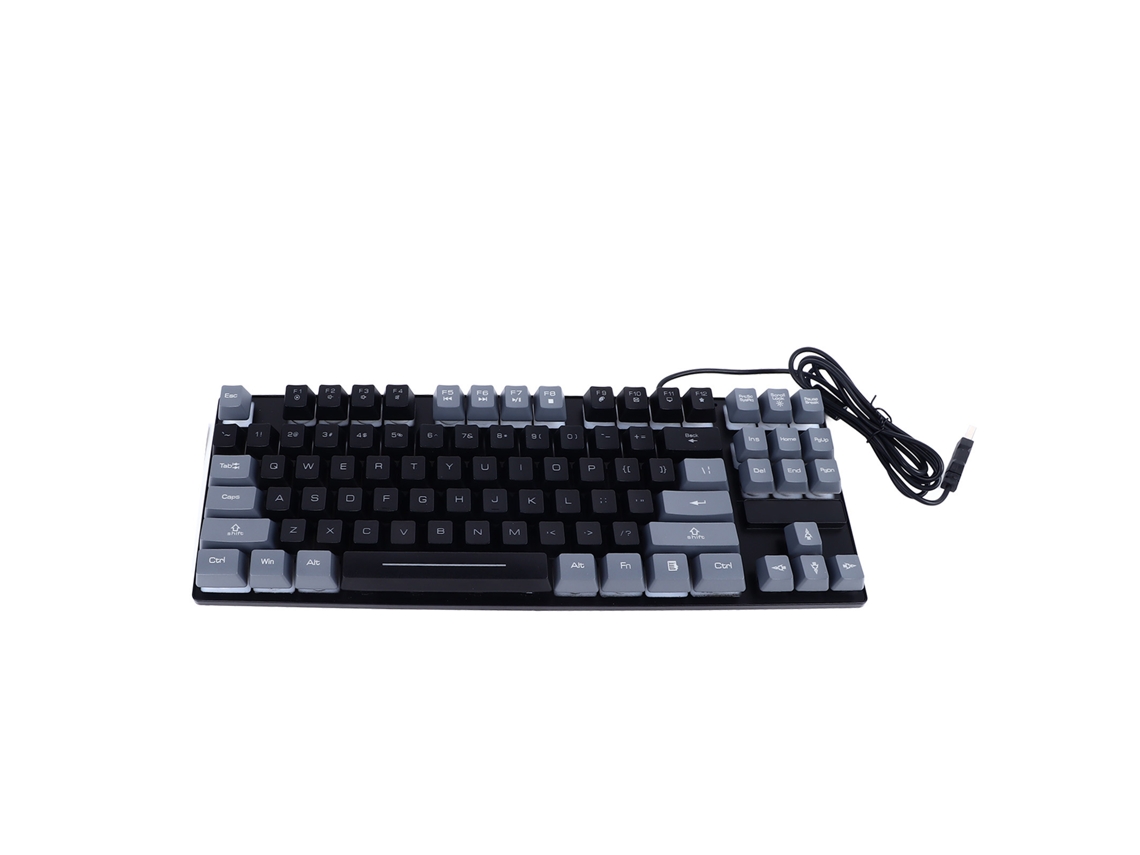 Baoj-2026novoteclado Gamer Com Fio De 87 Teclas E Iluminação Rgb