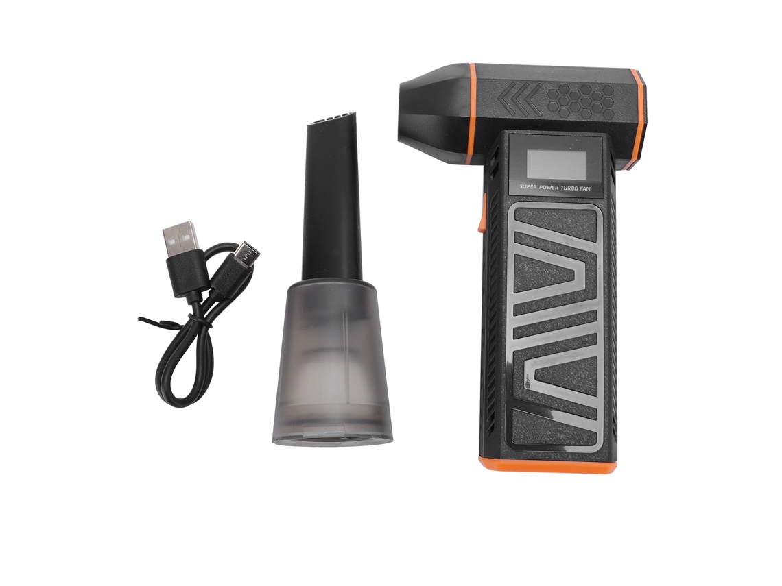Secador De Aire Eléctrico Turbo Inalámbrico Y Reutilizable Con 3 Velocidades Para Limpieza, 140000 Rpm.