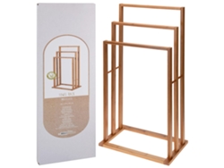 Toallero BATHROOM SOLUTIONS Marrón Bambú (40 x 24.5 x 82 cm)