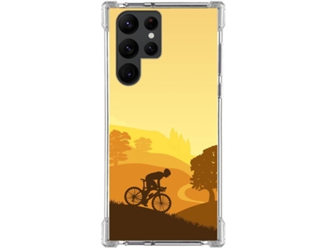 Carcasa Samsung Galaxy S22 Ultra 5G TUMUNDOSMARTPHONE Dibujos Antigolpes Ciclista Multicolor