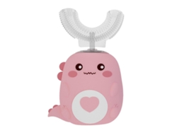 Cepillo de dientes eléctrico infantil GOKOCO con forma de U y diseño de dibujos animados, limpieza de 360 grados, automático, clasificación IPX7.