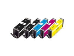 Cartucho de Tinta Compatible PEACH PI100-356 (Negro/Cian/Magenta/Amarillo - Canon)