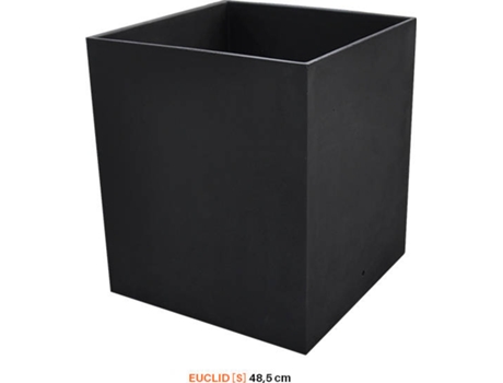 Jarrón TUOZI Euclid [S] (Negro -48.5x48.5x55cm)