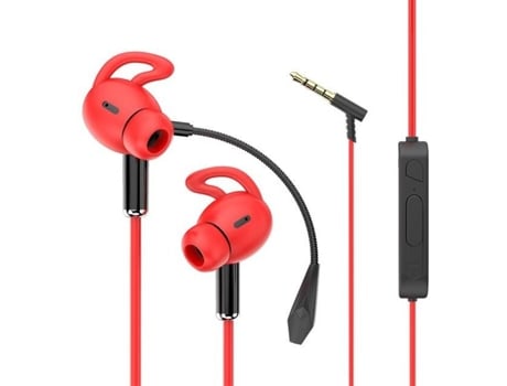 Auriculares con Cable AK-P9-3 (In Ear - Micrófono - Rojo)