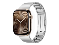 Correa para Apple Watch de 42/41/40/38 mm - Acero inoxidable con liberación rápida y cuenta única