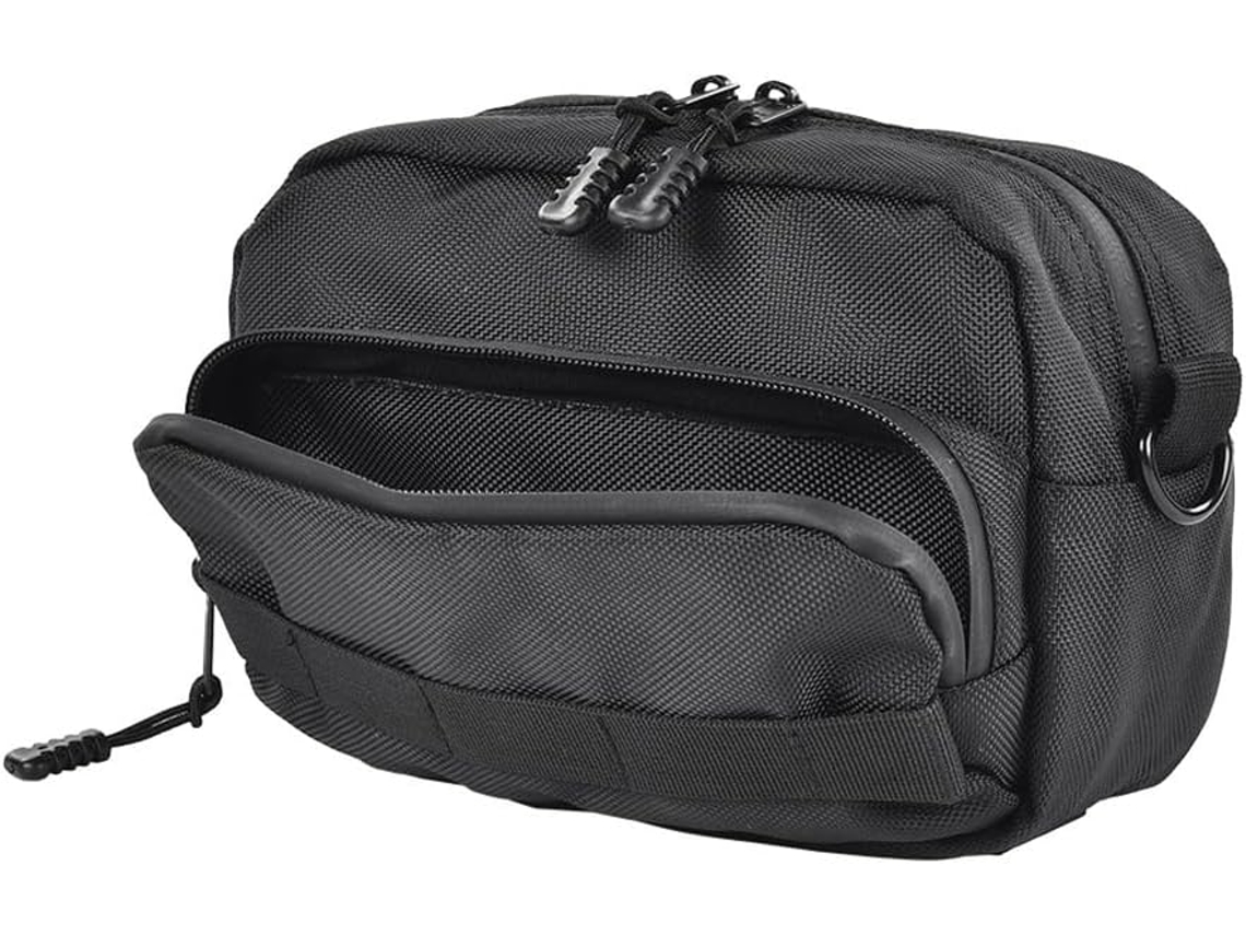 Bolsa universal para manillar de motocicleta con compartimento para guardar objetos en la suspensión delantera. SFUSHOS