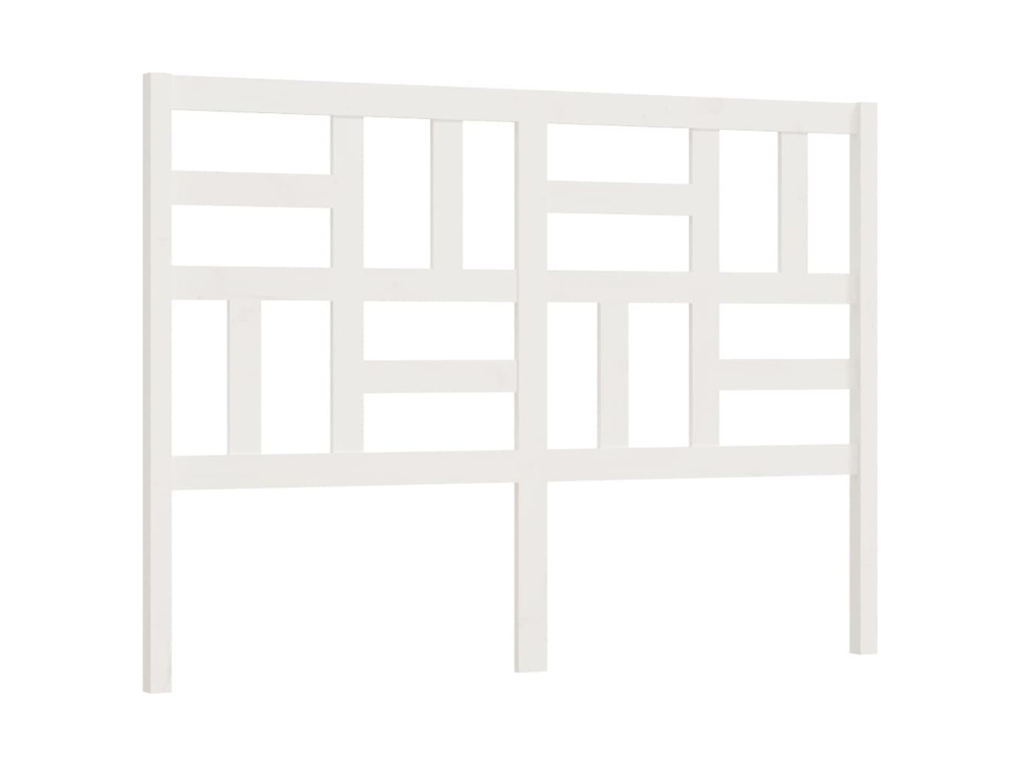Maison Exclusive - Cabecero De Cama Madera Maciza De Pino Blanco 156x4x104 Cm