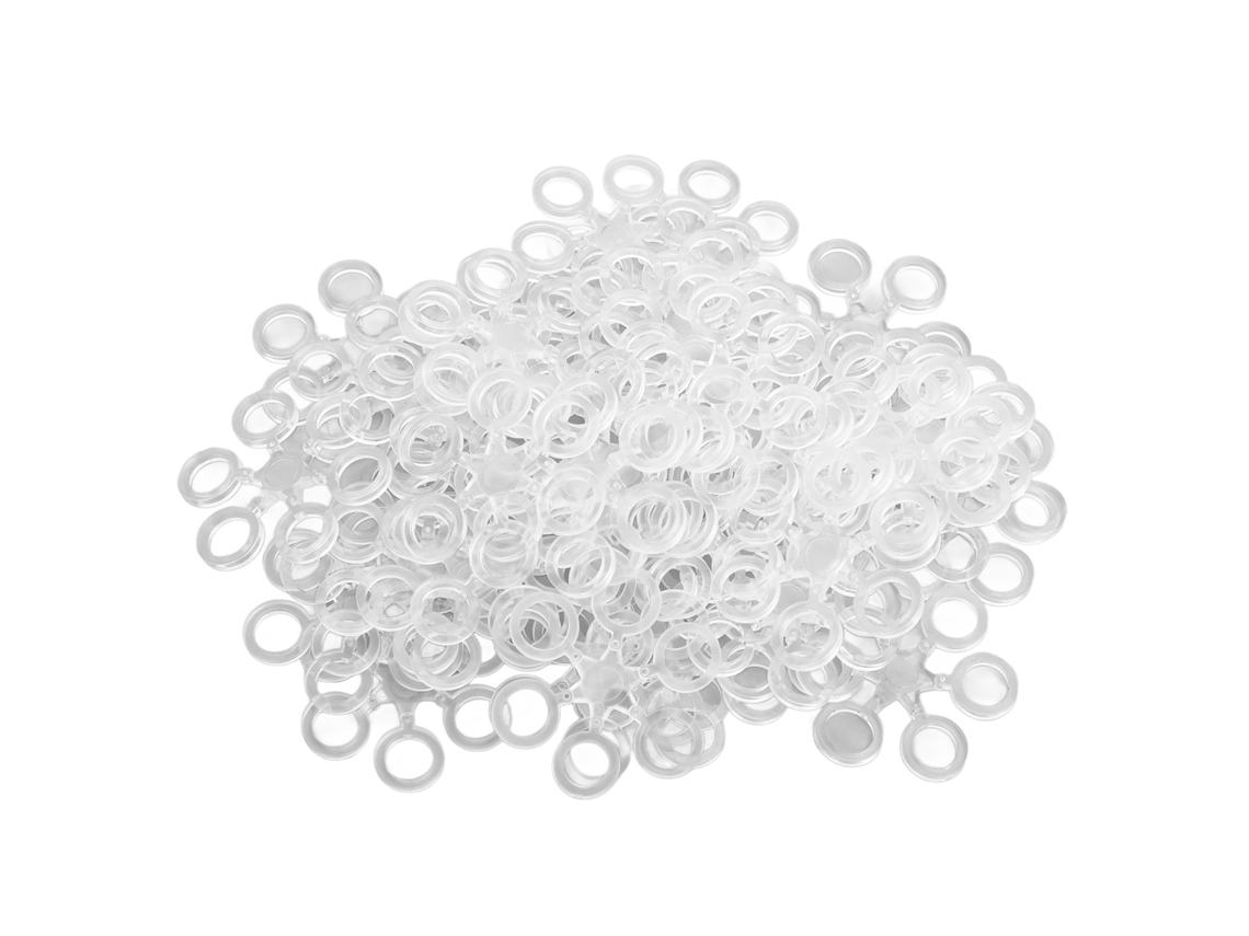 50 Anillos Redondos Transparentes Y Duraderos Para Encendedores De Pesca De Carpas Y Accesorios De Pesca.