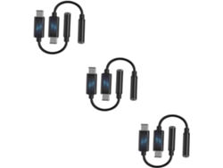 Adaptador De 6 Piezas Usb Tipo-c A Conector Para Auriculares, Compatible Con Teléfonos Inteligentes Y Tabletas De Alta Definición.