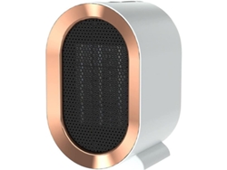 Calefactor Eléctrico De Mesa Cerámico De 1200 W, 2 Modos De Calefacción, Protección Contra Sobrecalentamiento Y Caídas, Color Blanco.