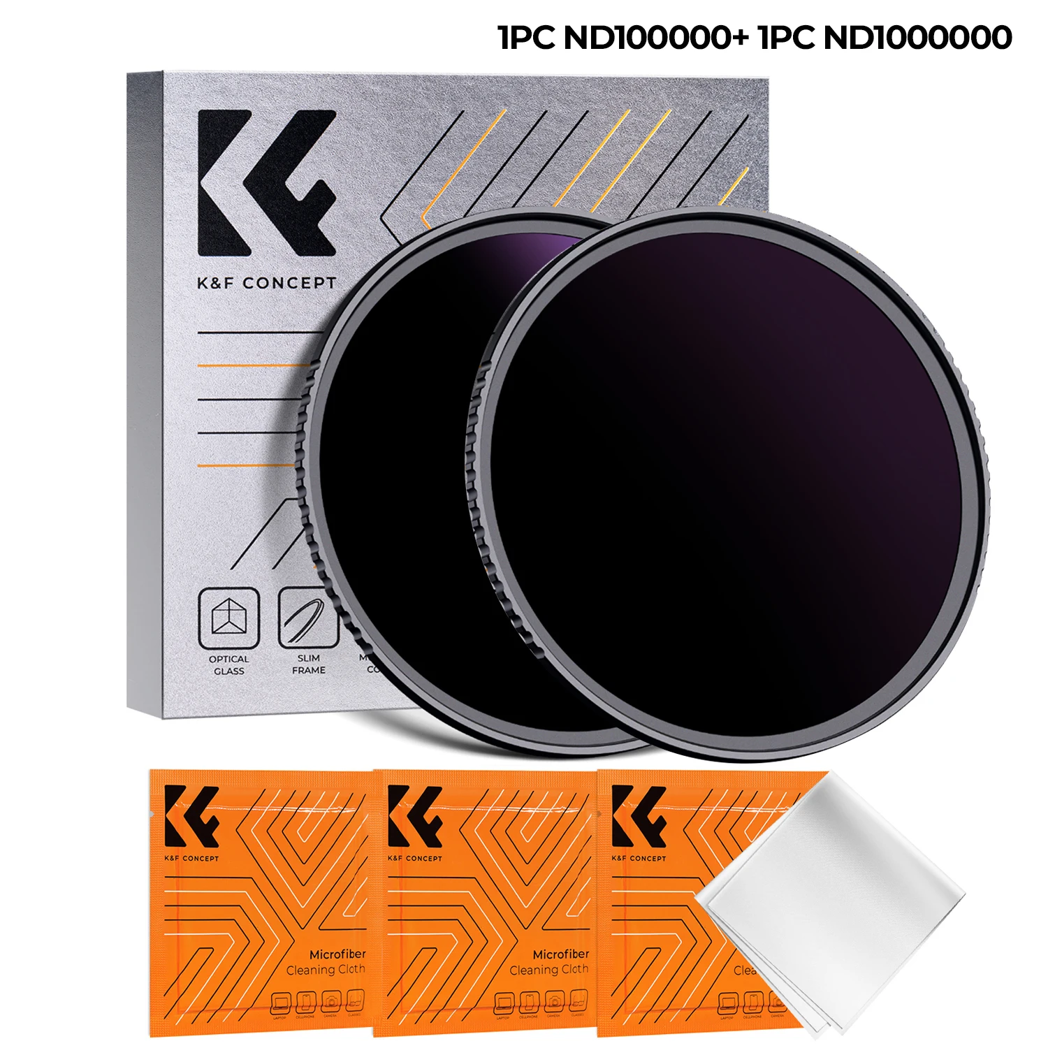Filtro solar Nd100000/nd1000000 (16,6-20 pasos), serie Nano-k, 49 mm