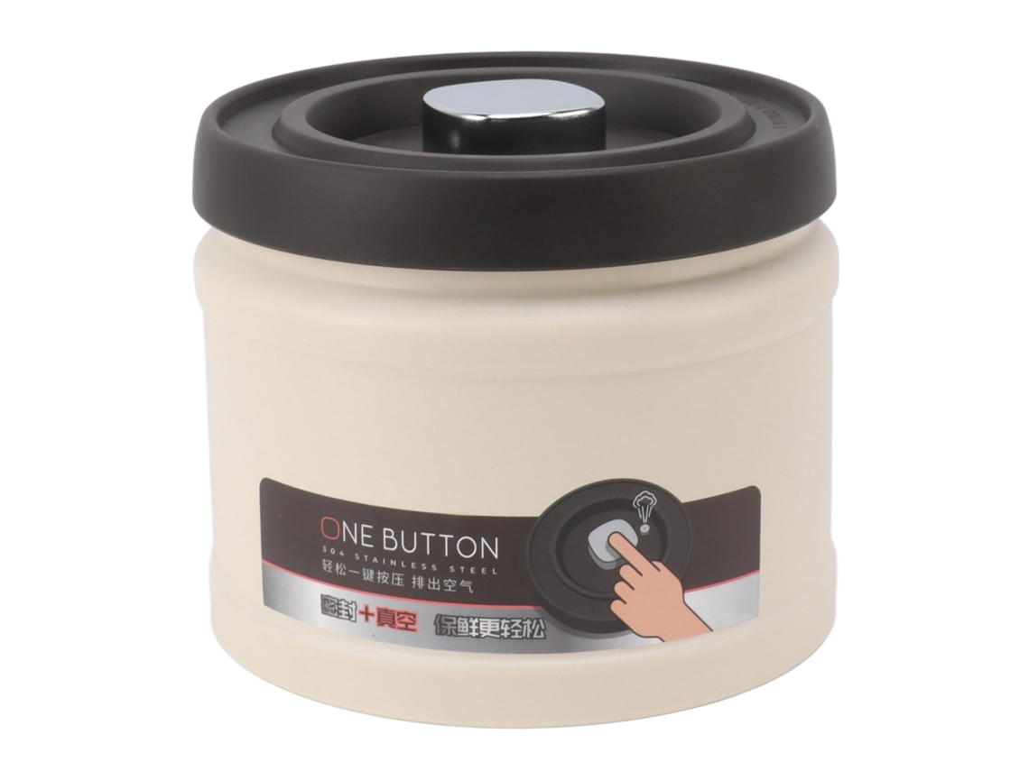 Recipiente térmico para café de 1600 ml, acero inoxidable 304 con junta beige | Sin marca