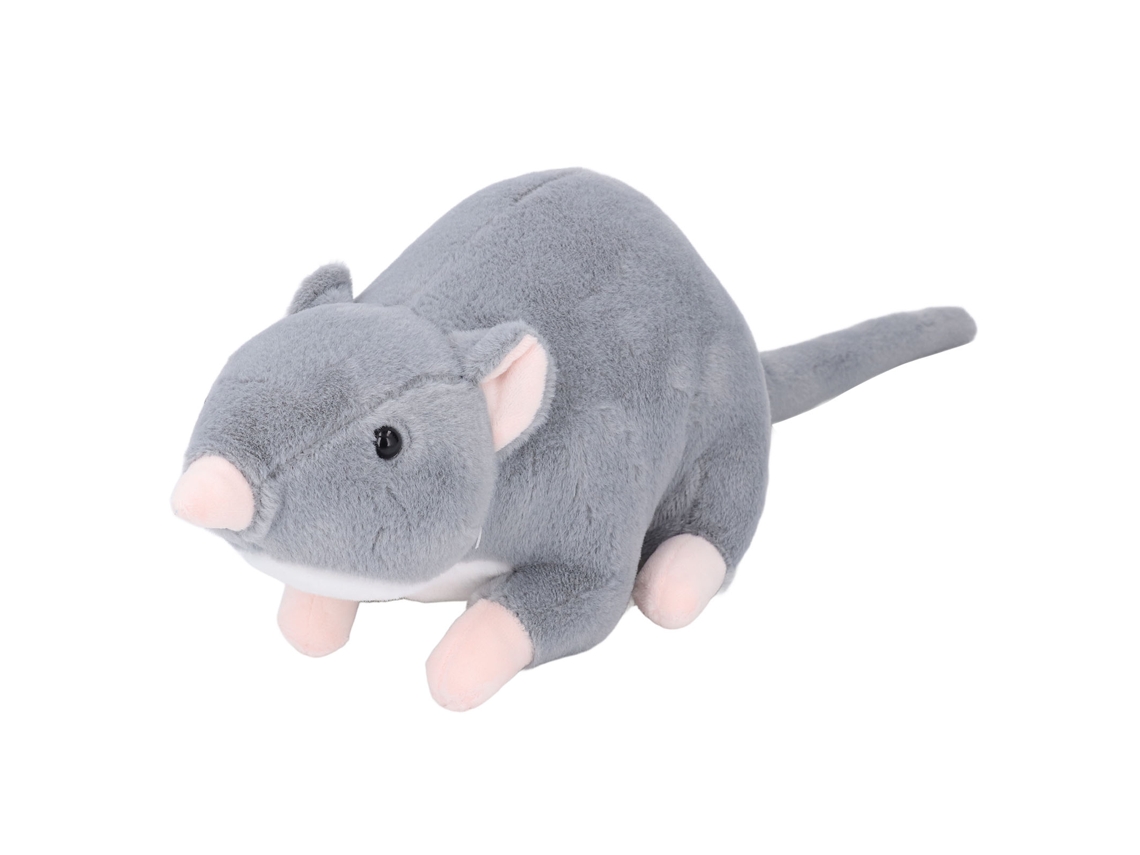 Jinwei-juguete De Ratón De Peluche Divertido Simulación Alta Rata De Peluche Muñeco Animal Decoración Para Niños Niñas