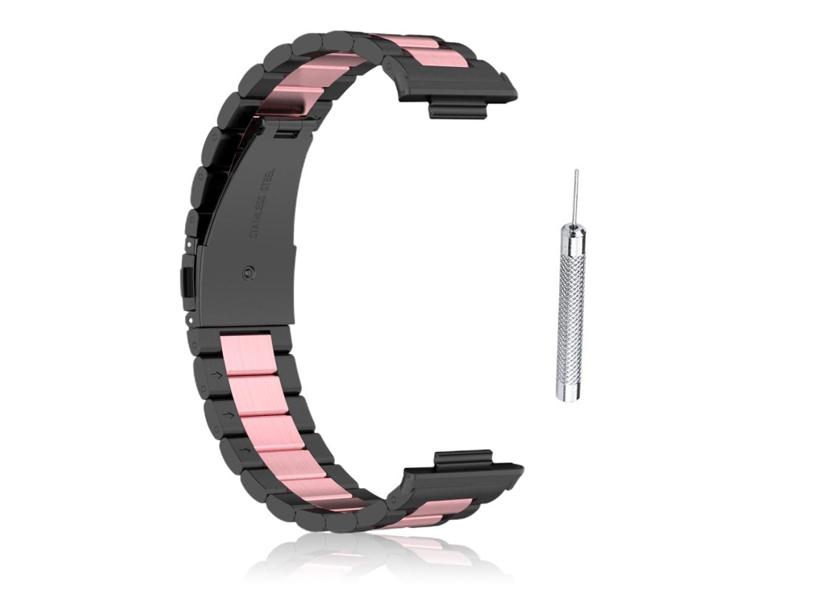 Correa De Acero Inoxidable De Repuesto Compatible Con Huawei Watch Fit2