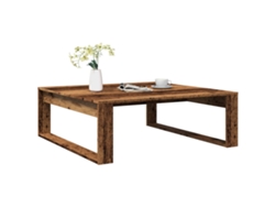 Mesa de centro de 100x100x35 cm, derivada de madera antigua HARLANV1