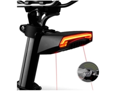 Luz trasera para bicicleta con control remoto Yizhood IPX8 negra