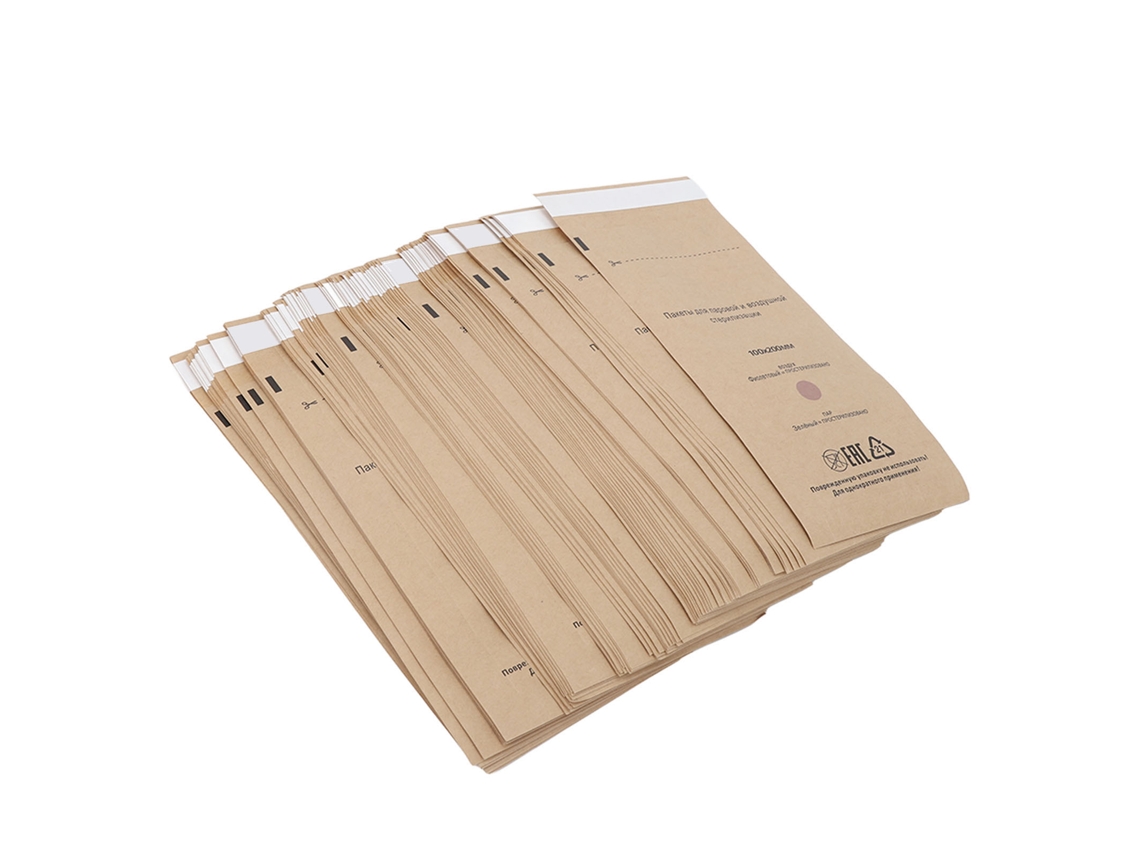 Bolsas autosellantes Rebe-100 para instrumental dental y de uñas, 100x200 mm/3,9x7,9 pulgadas
