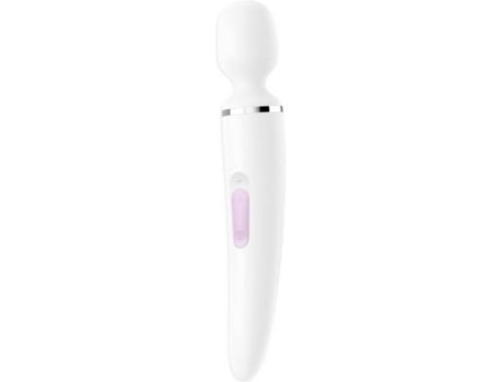 Vibrador SATISFYER Wand-er Woman White (Silicona - 59 cm)
