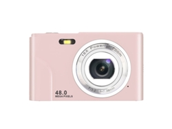 Cámara digital de 48 MP con zoom de 16x, pantalla IPS de 1080p, 2 a 4 GB, ideal para viajes, ceremonias de graduación, color rosa Yizhood