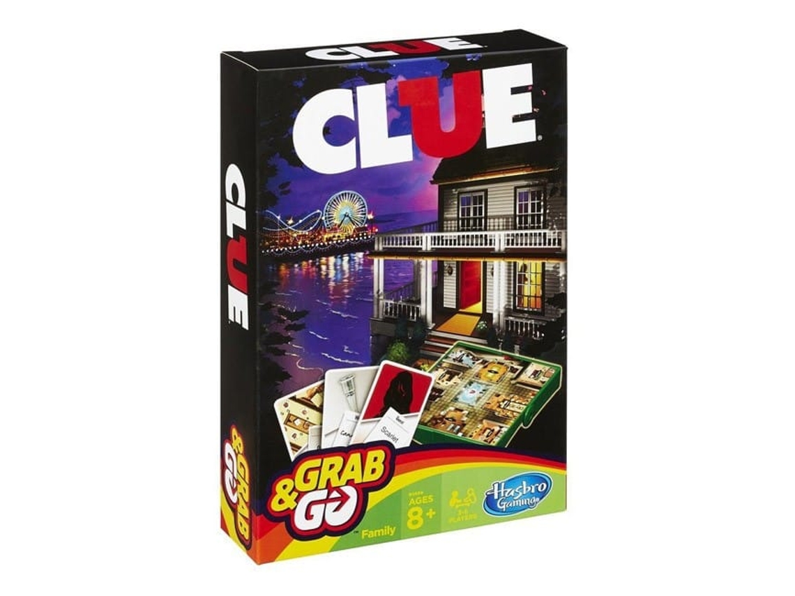 Juego Educativo HASBRO Cluedo Viaje (Edad Mínima: 8 Años - 4,8 x 15,9 x 23,5 cm)