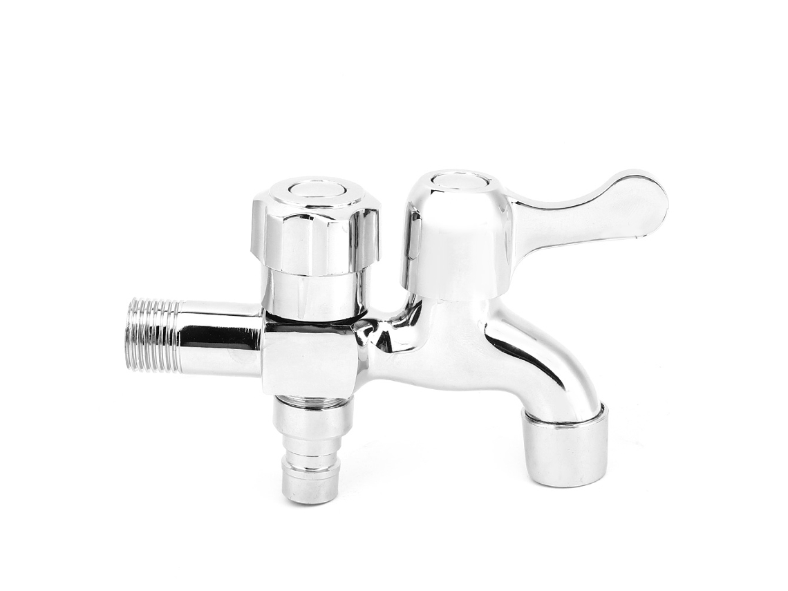 Grifo de cobre multifuncional de apertura rápida para lavadora y fregona de piscina