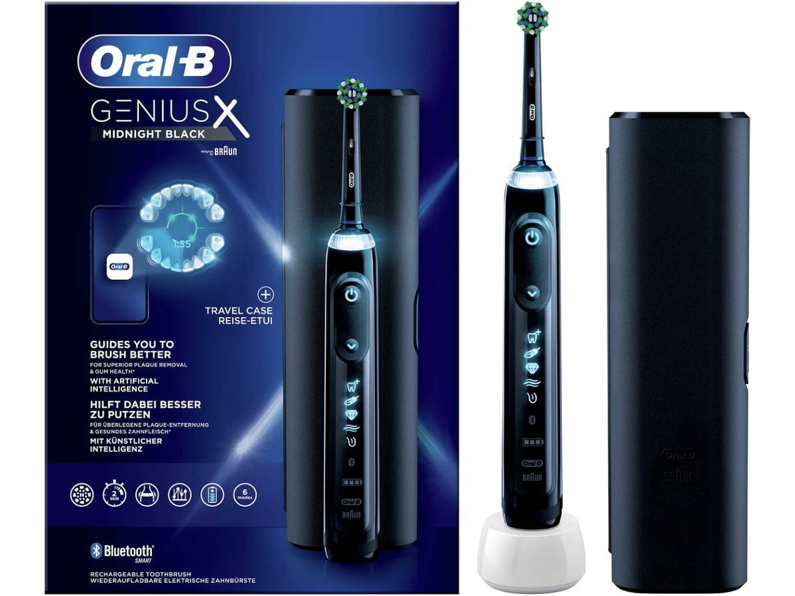 Cepillo de Dientes Eléctrico ORAL B Genius X Negro