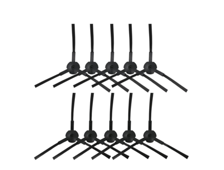 Para Robot aspirador Ilife V3 V5 A6 A4 A4S Paquete de 10 Cepillo Lateral de repuesto para Robot aspirador Ilife V3 V5 A6 A4 A4S